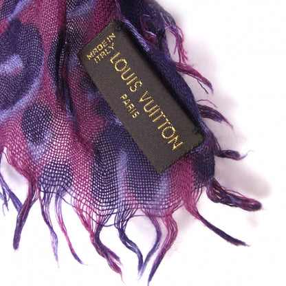 Louis Vuitton Sprouse Leopard Pareo Scarf Purple 8 of 9