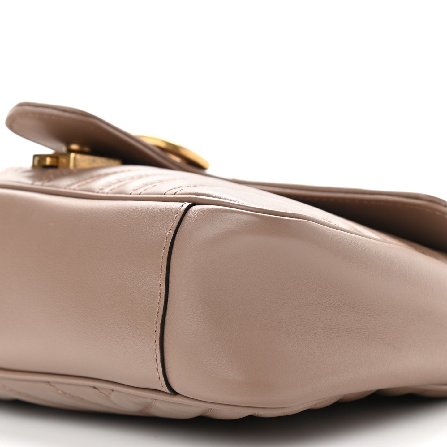 Calfskin Matelasse Small GG Marmont Shoulder Bag Porcelain Rose