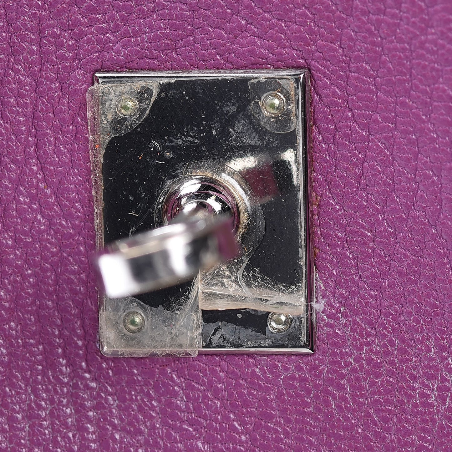 Chevre Mysore Birkin 25 Cyclamen