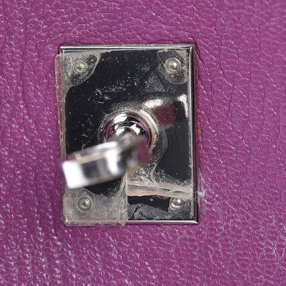Hermes Chevre Mysore Birkin 25 Cyclamen 16 of 43
