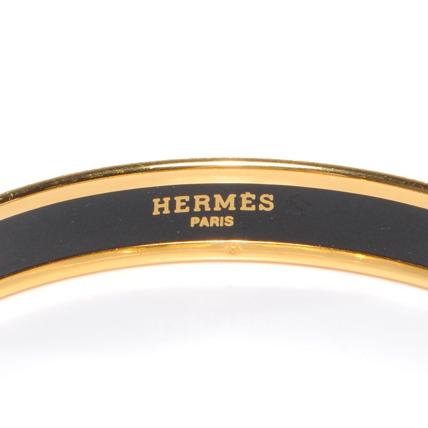 Hermes Enamel Narrow Printed Buckle Bracelet 70 4 of 5