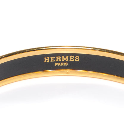 Hermes Enamel Narrow Printed Buckle Bracelet 70 4 of 5