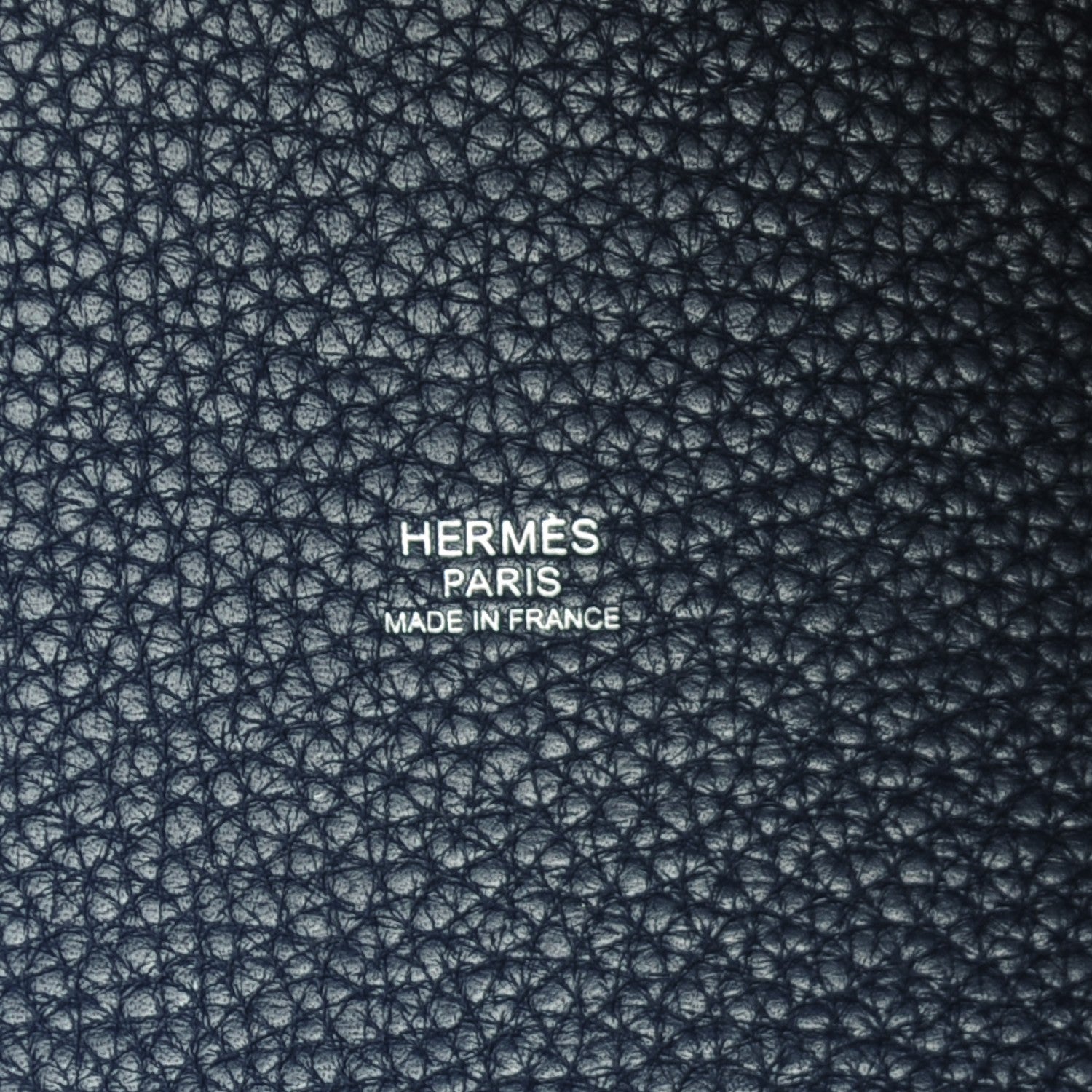 Hermes Taurillon Clemence Picotin 22 MM Bleu De Malte 10 of 11