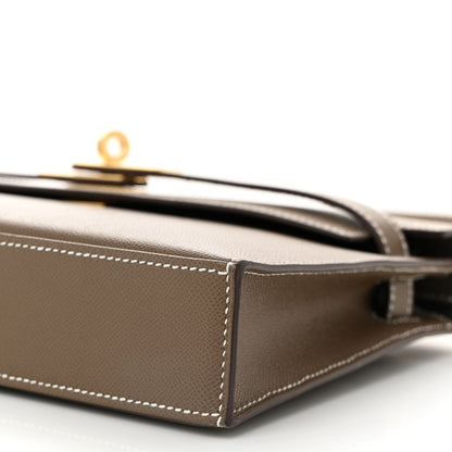 Hermes Madame Calfskin Kelly Elan Etoupe 10 of 11