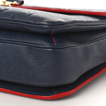 Louis Vuitton Empreinte Pochette Metis Marine Rouge 8 of 9