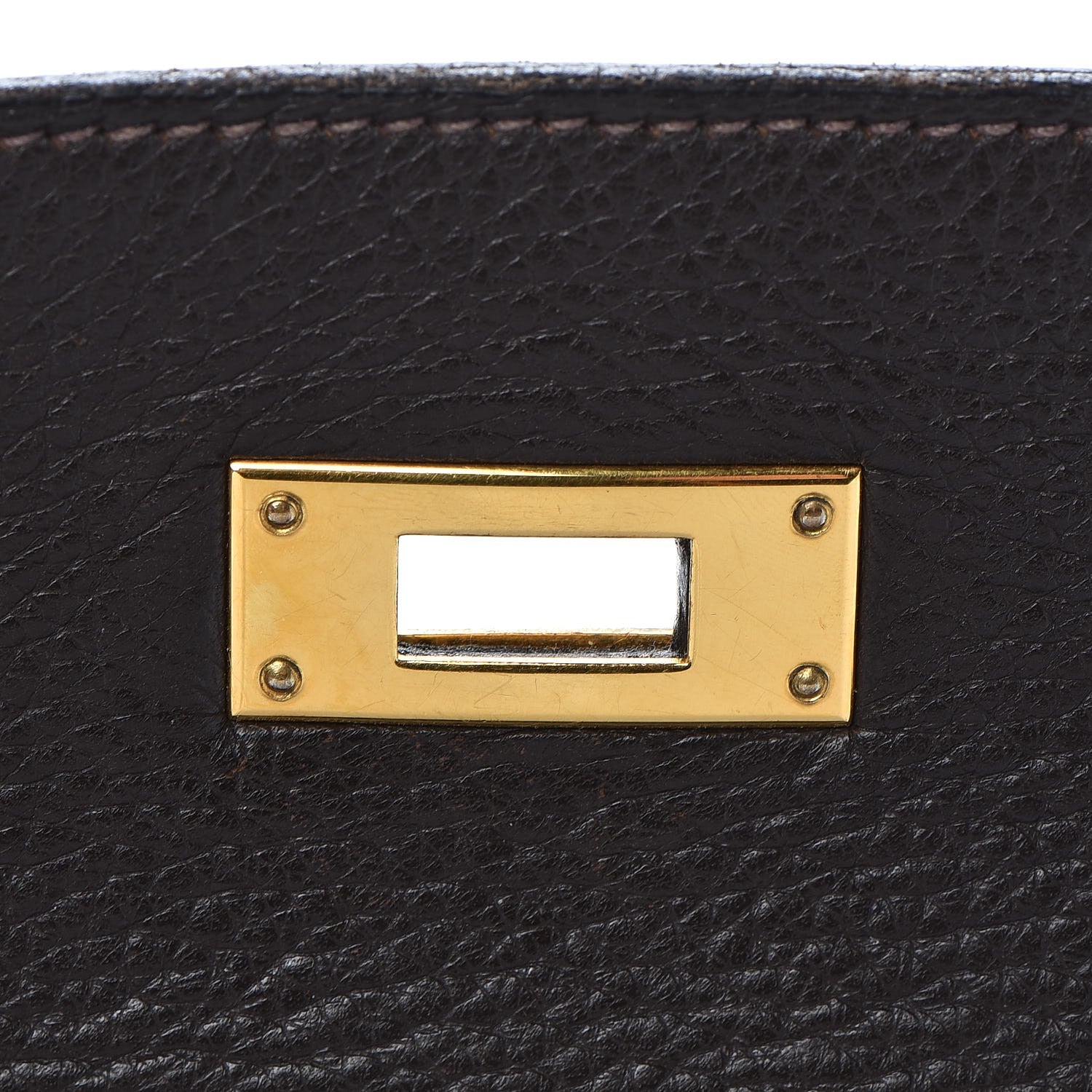 Hermes Taurillon Clemence Kelly Retourne 32 Chocolate 26 of 41