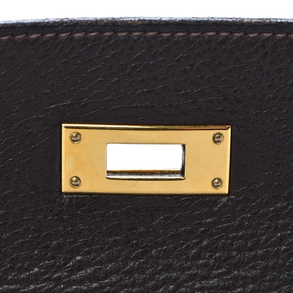 Hermes Taurillon Clemence Kelly Retourne 32 Chocolate 26 of 41