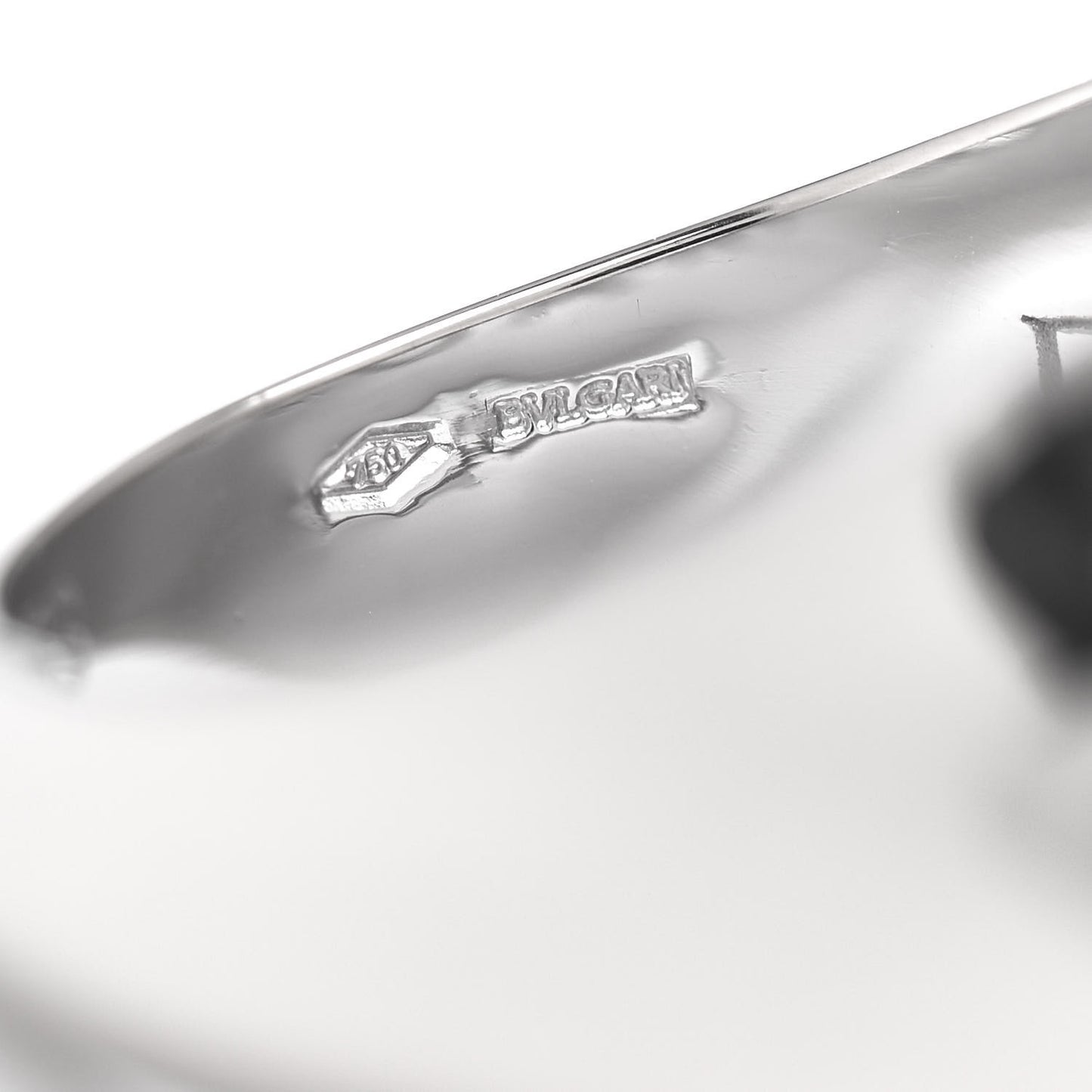 18K White Gold Diamond Dome Ring 53 6.5