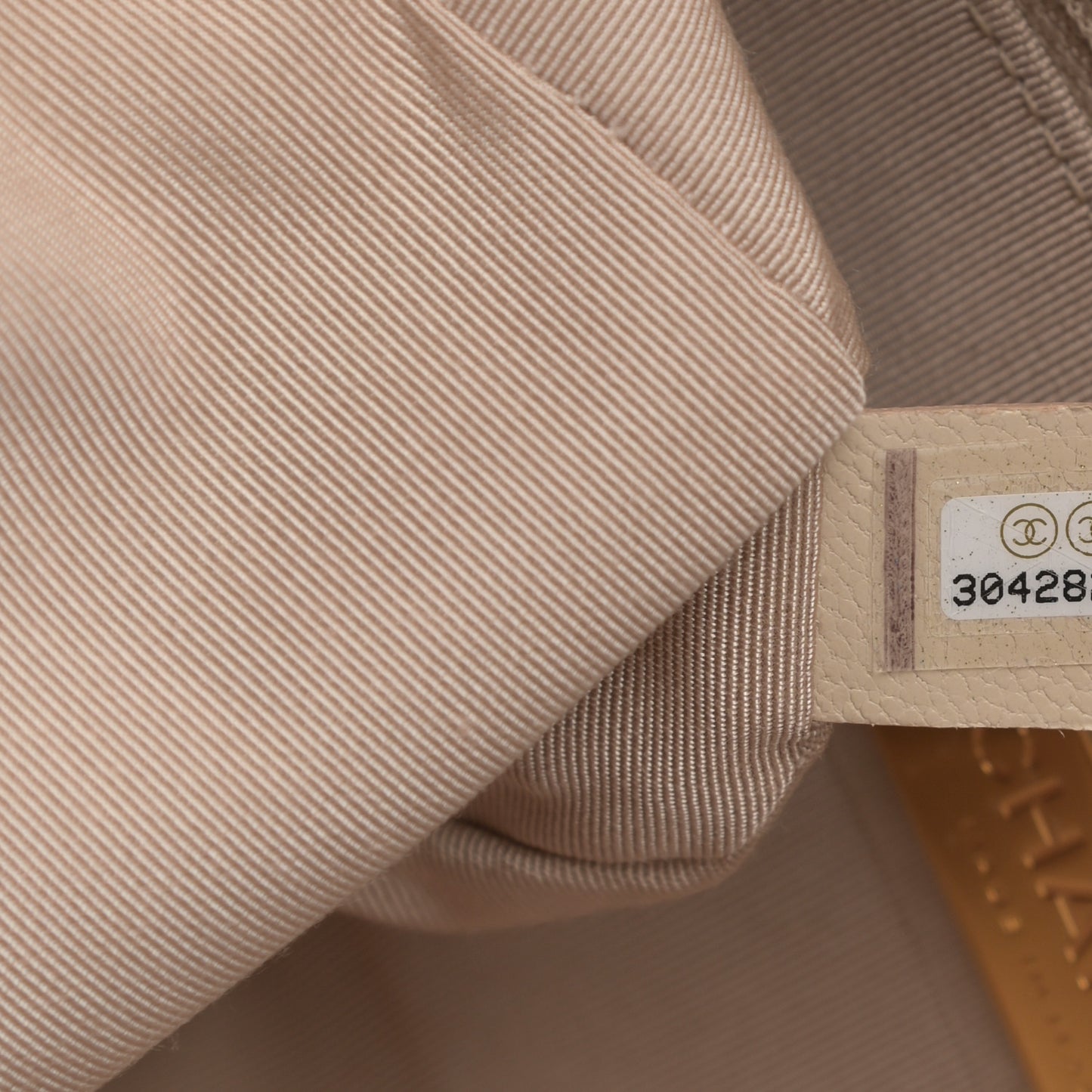 Goatskin Quilted Medium Chanel 19 Flap Beige