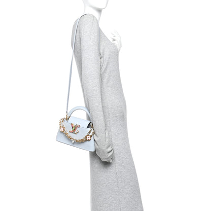 Louis Vuitton LV X TM Taurillon Capucines East West Mini Olympe Blue 2 of 9