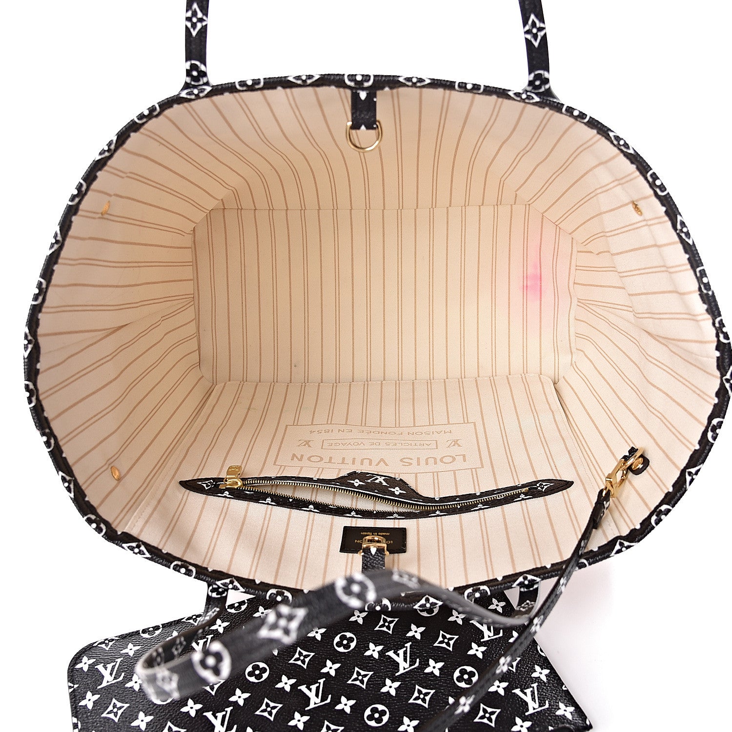 Louis Vuitton Monogram Giant Jungle Neverfull MM Ivory 6 of 12