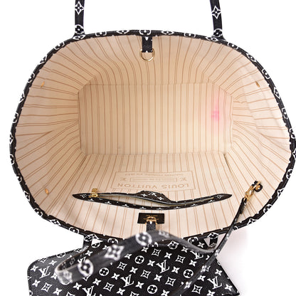 Louis Vuitton Monogram Giant Jungle Neverfull MM Ivory 6 of 12