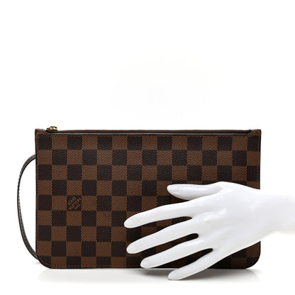 Louis Vuitton Damier Ebene Neverfull MM GM Pochette 2 of 7