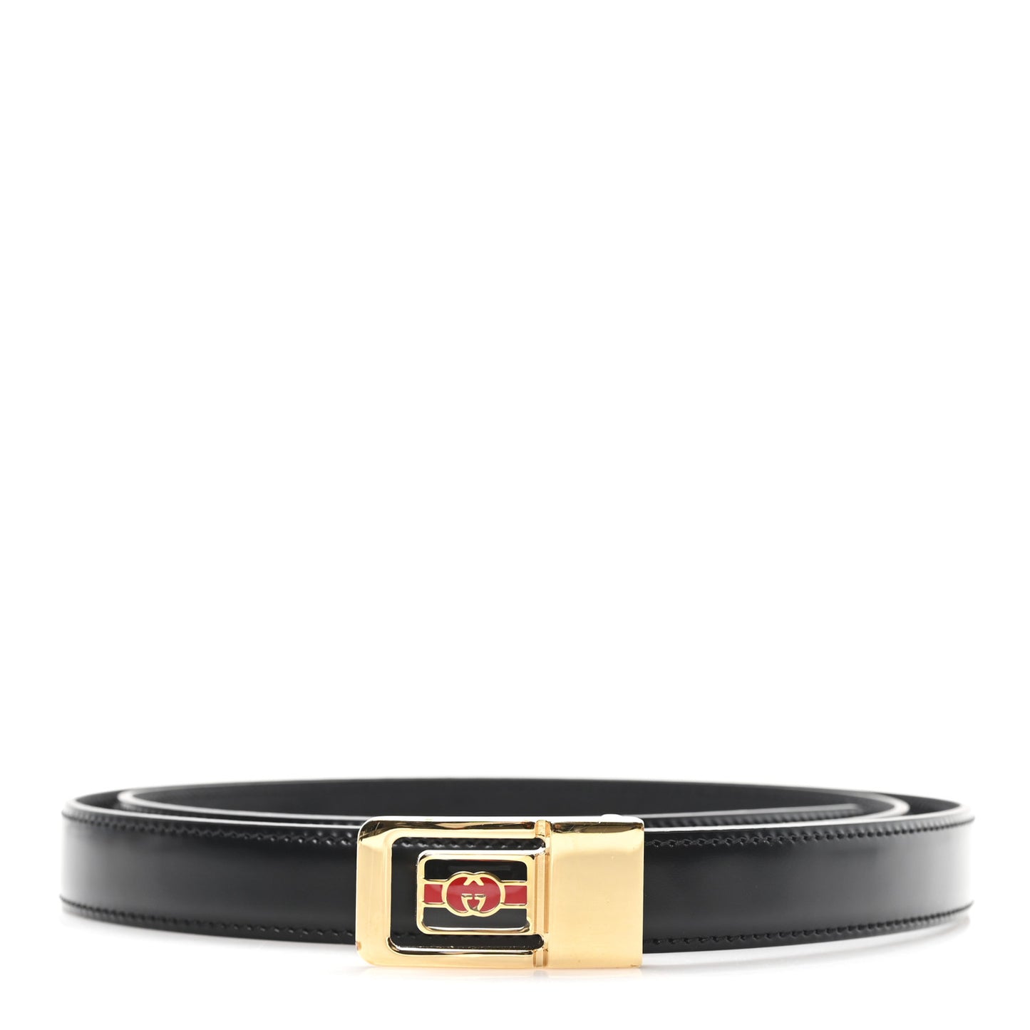 Calfskin Web Interlocking G 20mm Belt 95 38 Black