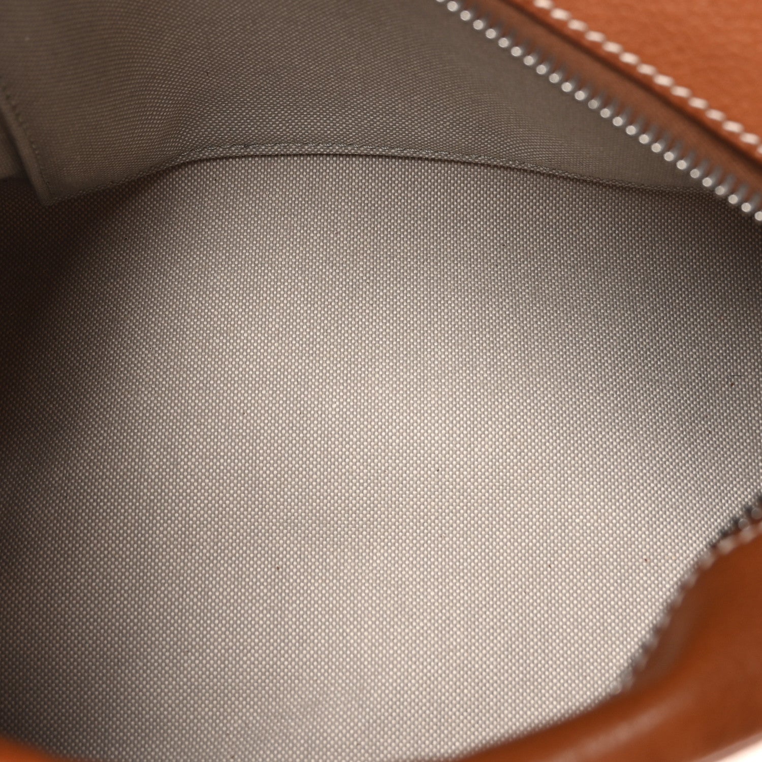 Hermes Toile Barenia Faubourg Cavour Pouch Fauve 5 of 11