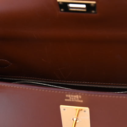 Hermes Box Kelly Sellier 32 Noisette 8 of 12