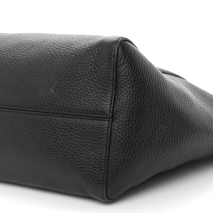 Gucci Pebbled Calfskin Small Swing Tote Black 9 of 11