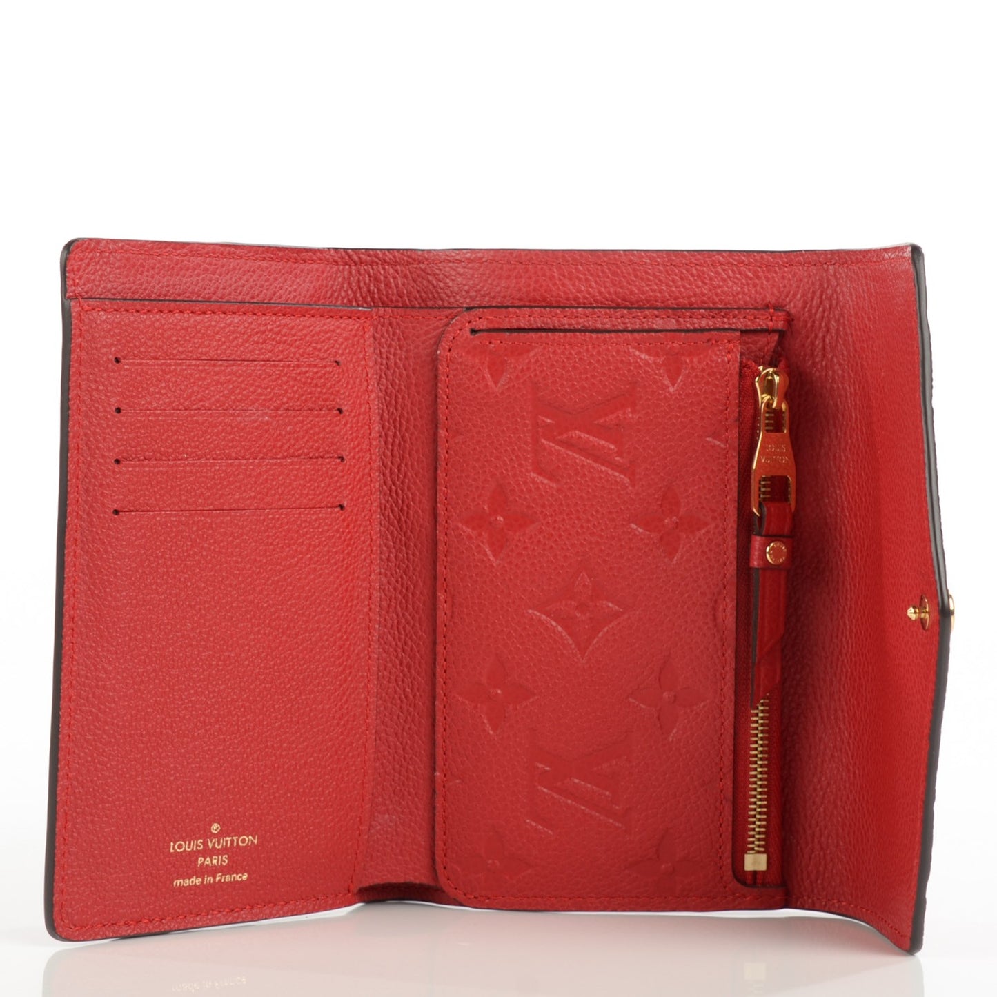 Empreinte Compact Curieuse Wallet Cherry