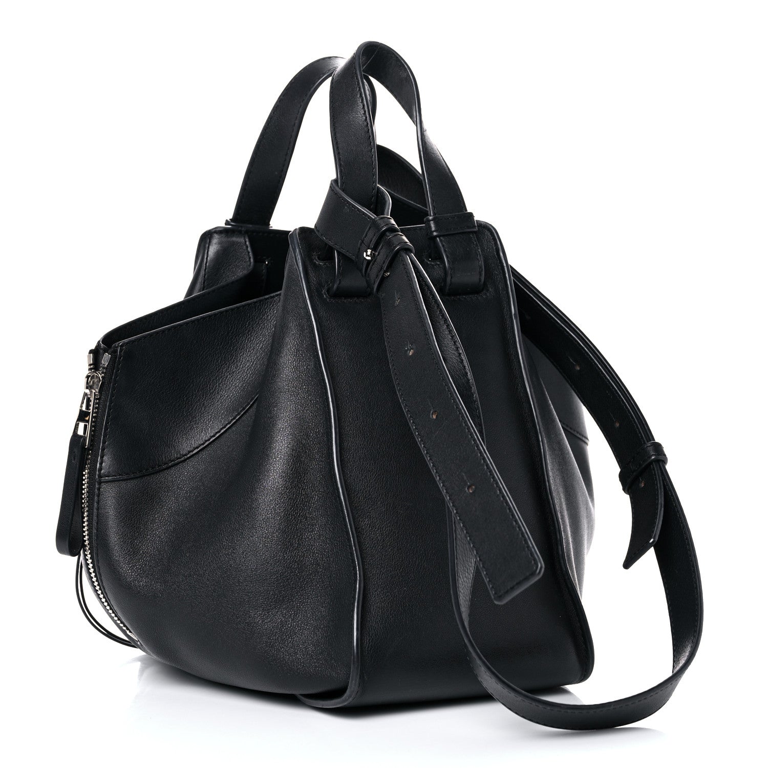 Loewe Calfskin Small Hammock Shoulder Bag Black 3 of 20