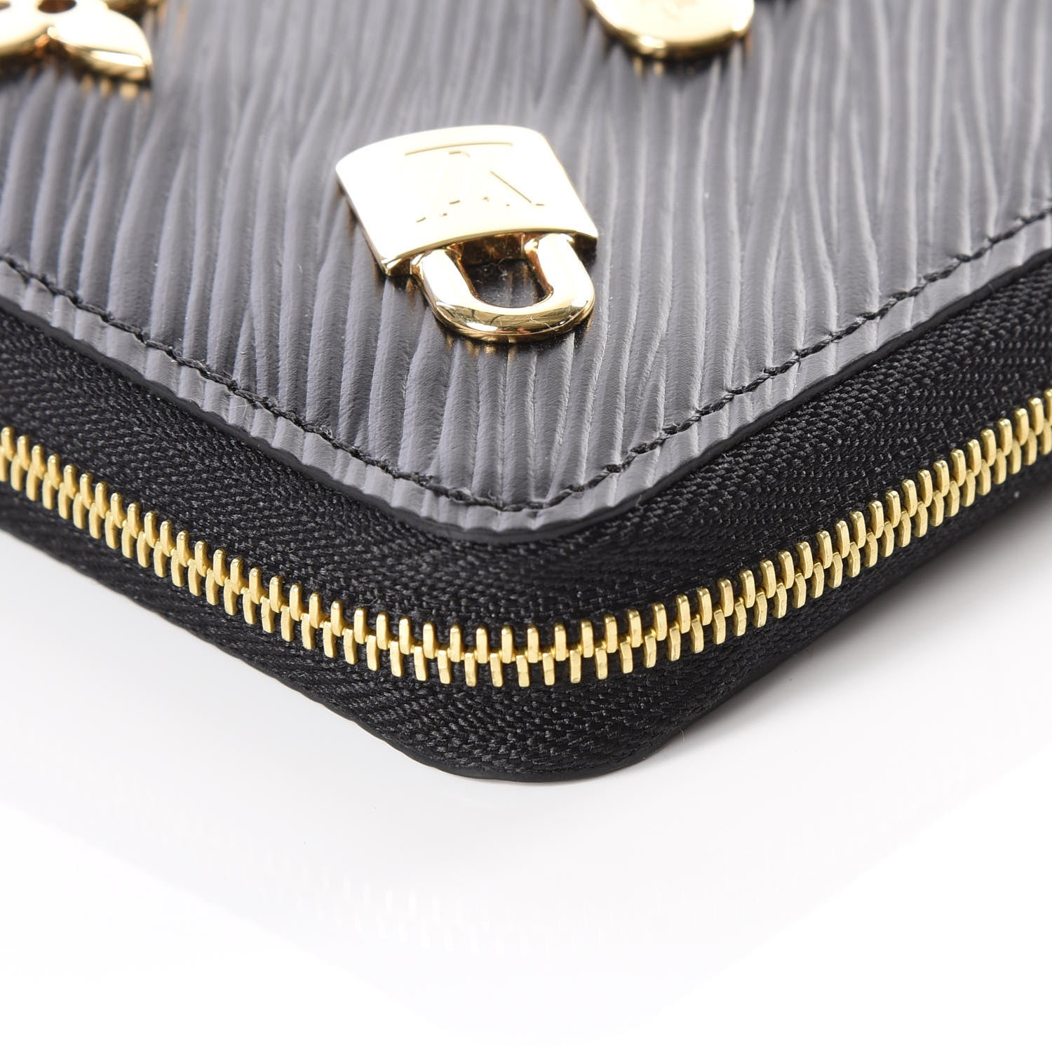 Louis Vuitton Epi Love Lock Zippy Coin Purse Black 6 of 10