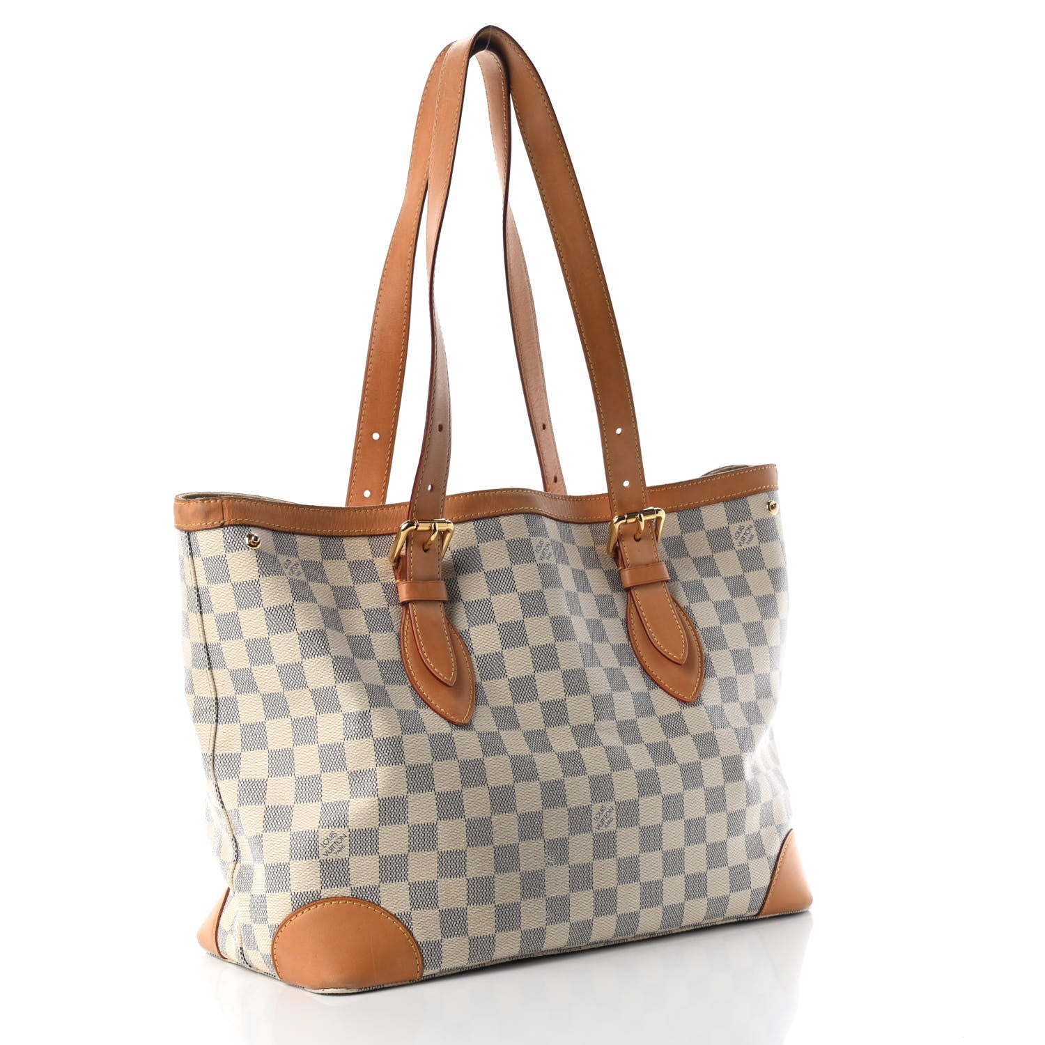 Louis Vuitton Damier Azur Hampstead MM 3 of 9