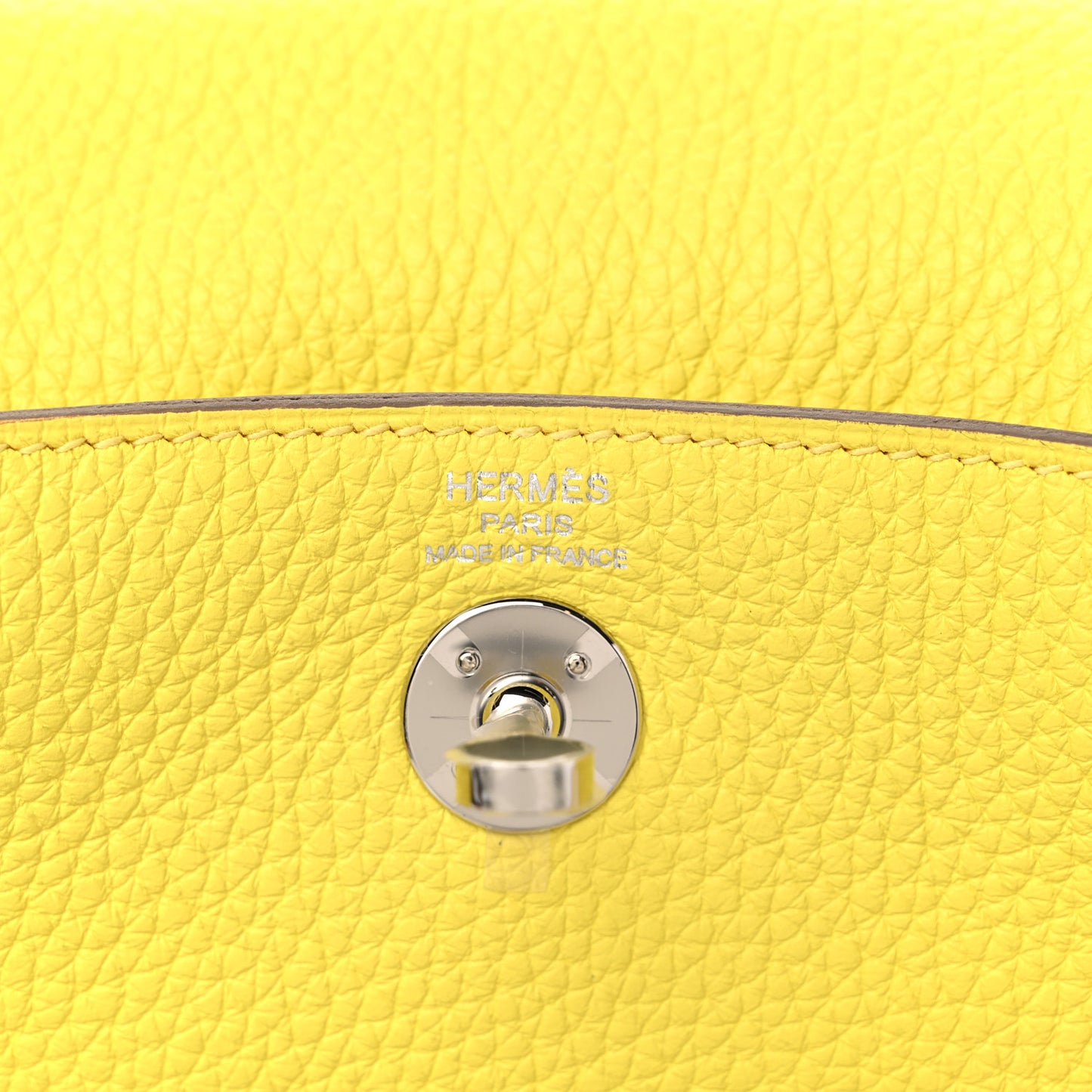 Taurillon Clemence Mini Lindy 20 Lime