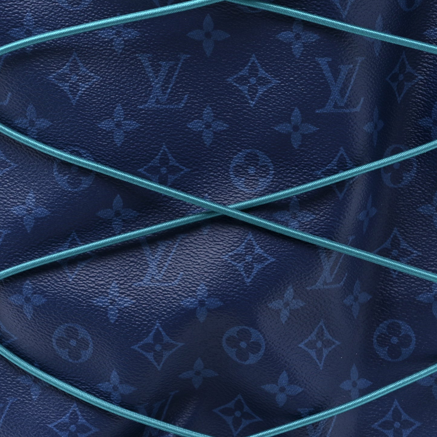 Monogram Taiga Outdoor Backpack Pacific Blue