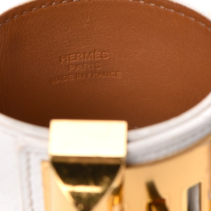 Hermes Epsom Collier de Chien CDC Bracelet S White 4 of 7