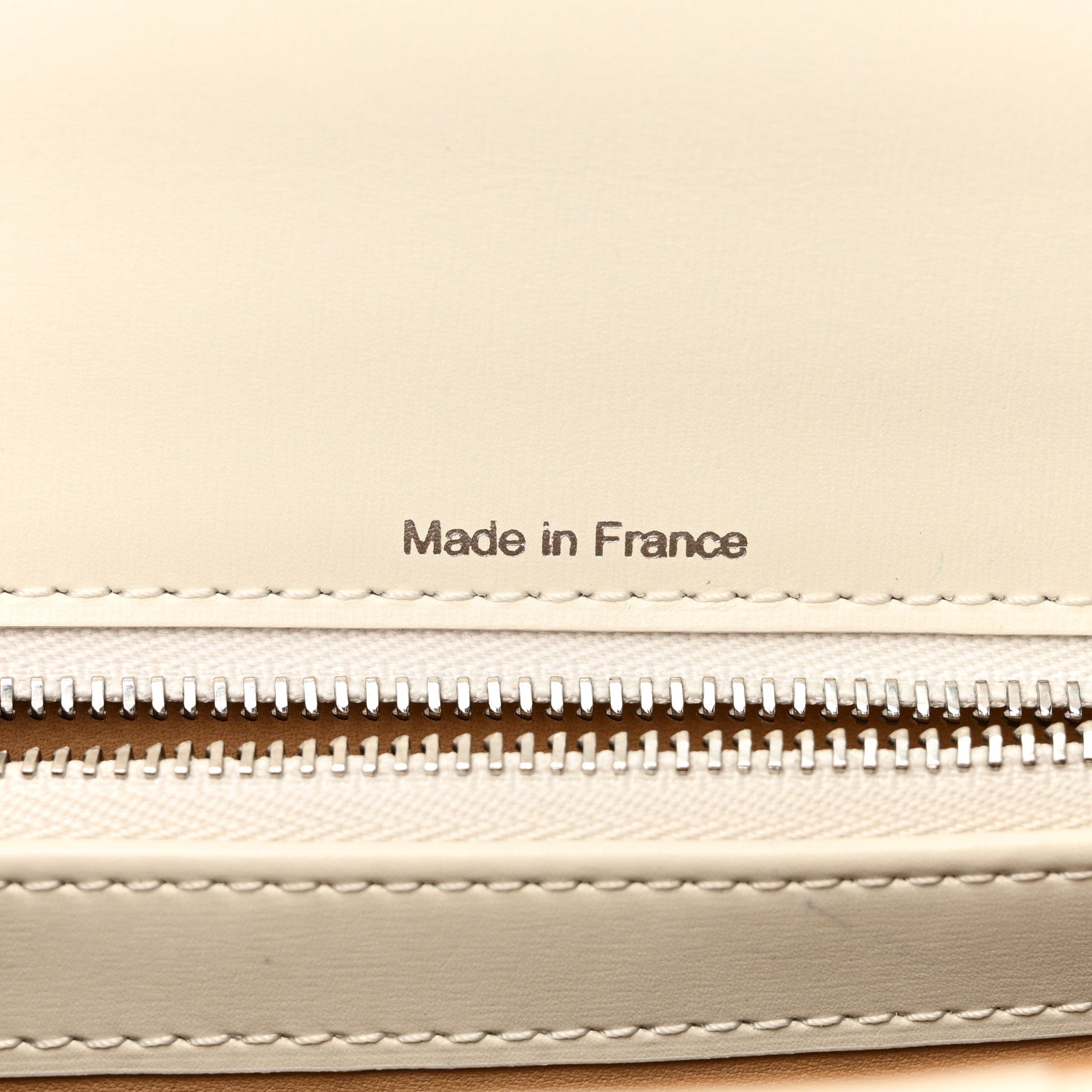 Delvaux Box Calfskin Studded MM Brillant Satchel Ivory 7 of 10