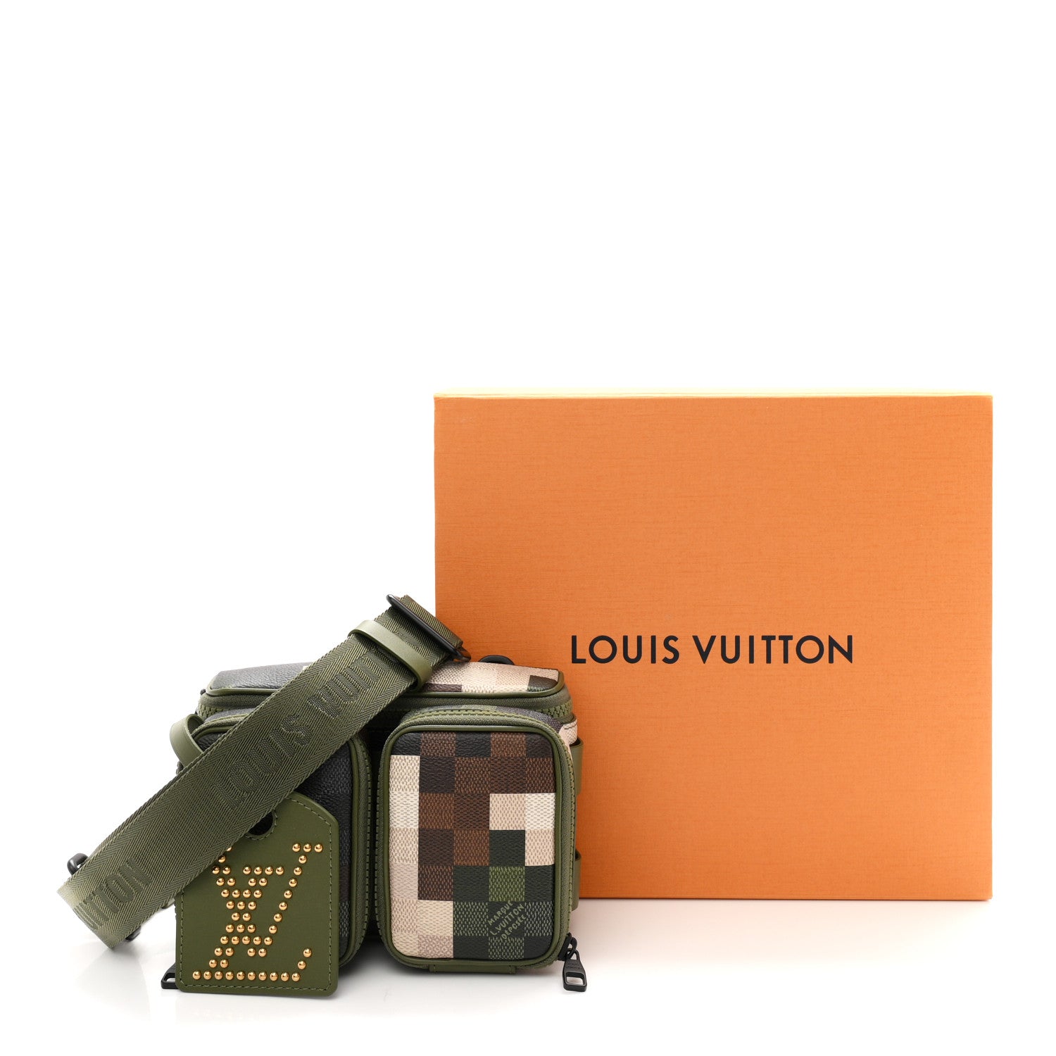 Louis Vuitton Damoflage LV Trail Wearable Wallet Green 10 of 10