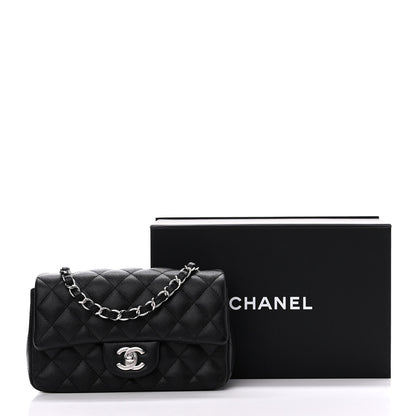 Chanel Caviar Quilted Mini Rectangular Flap Black 11 of 11