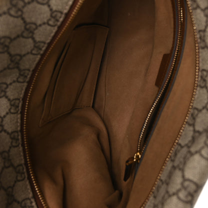 Gucci GG Supreme Monogram Large Linea A Hobo Light Brown 5 of 10