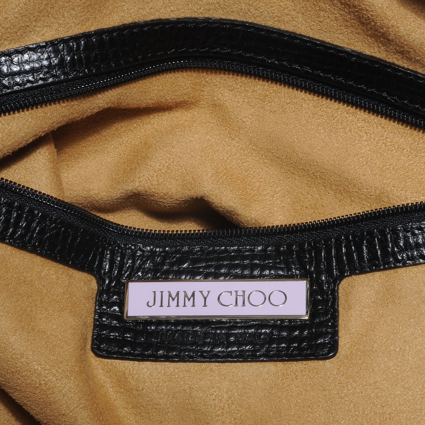 Textured Leather Blythe M Handbag Black