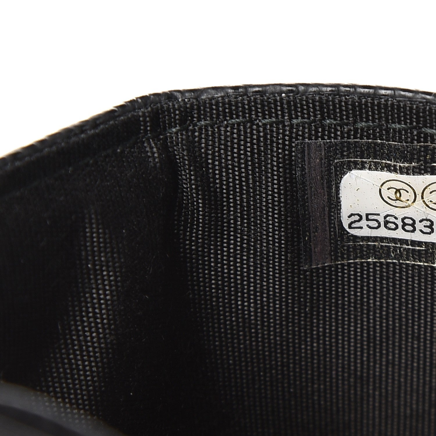Chanel Caviar Quilted Boy Card Holder Black 8 of 8
