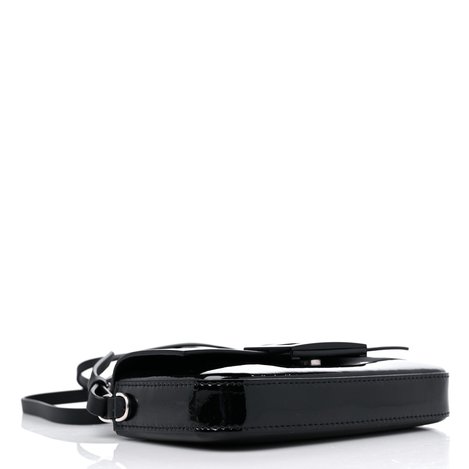 Fendi Vitello Liberty Sfumato Phone Baguette Black 4 of 9