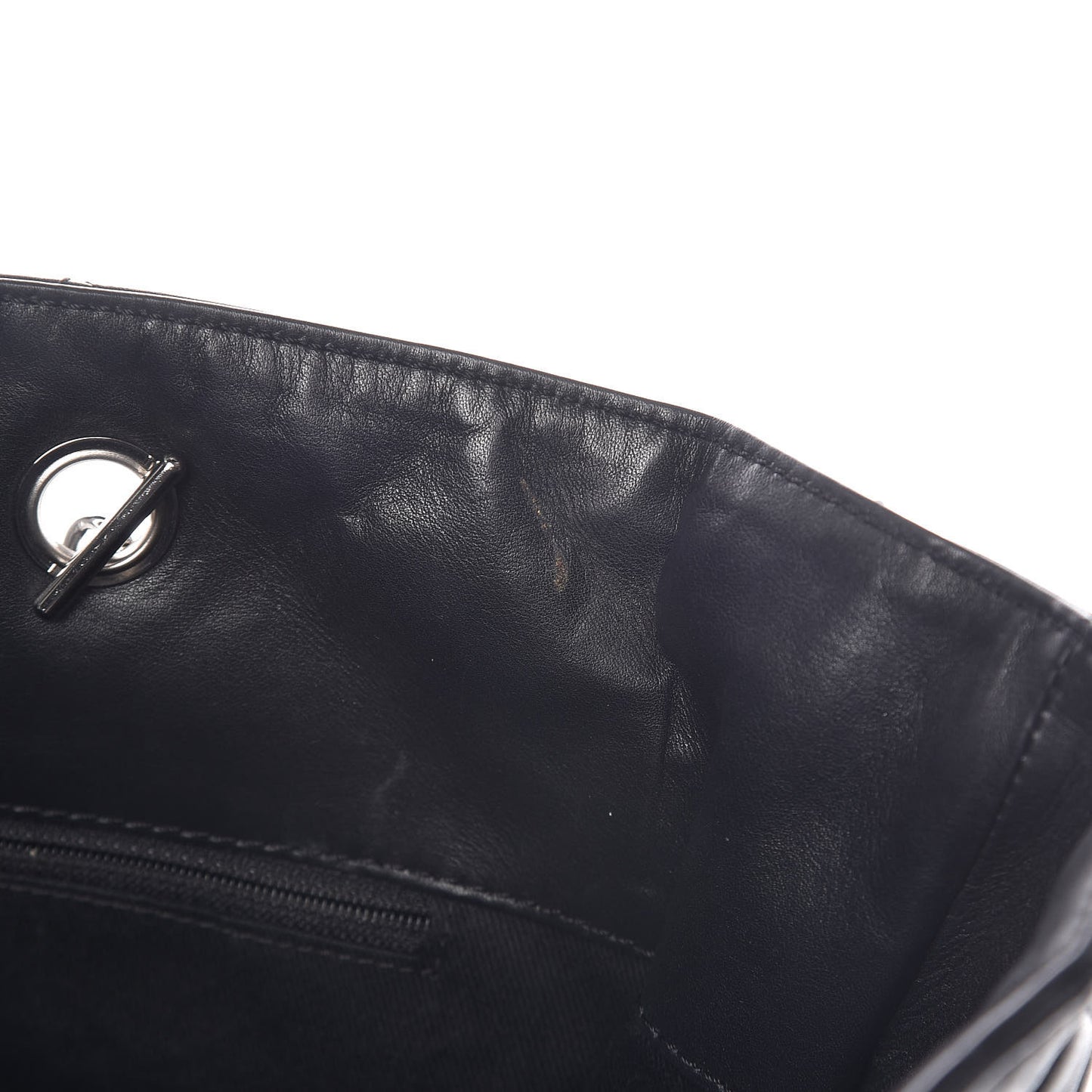 Calfskin Quilted In The Business North South Tote Black