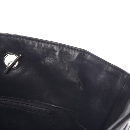 Chanel Calfskin Quilted In The Business North South Tote Black 8 of 14