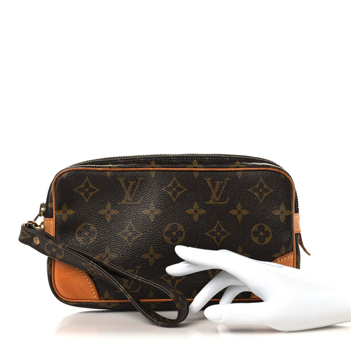 Louis Vuitton Monogram Pochette Marly Dragonne 22 2 of 8