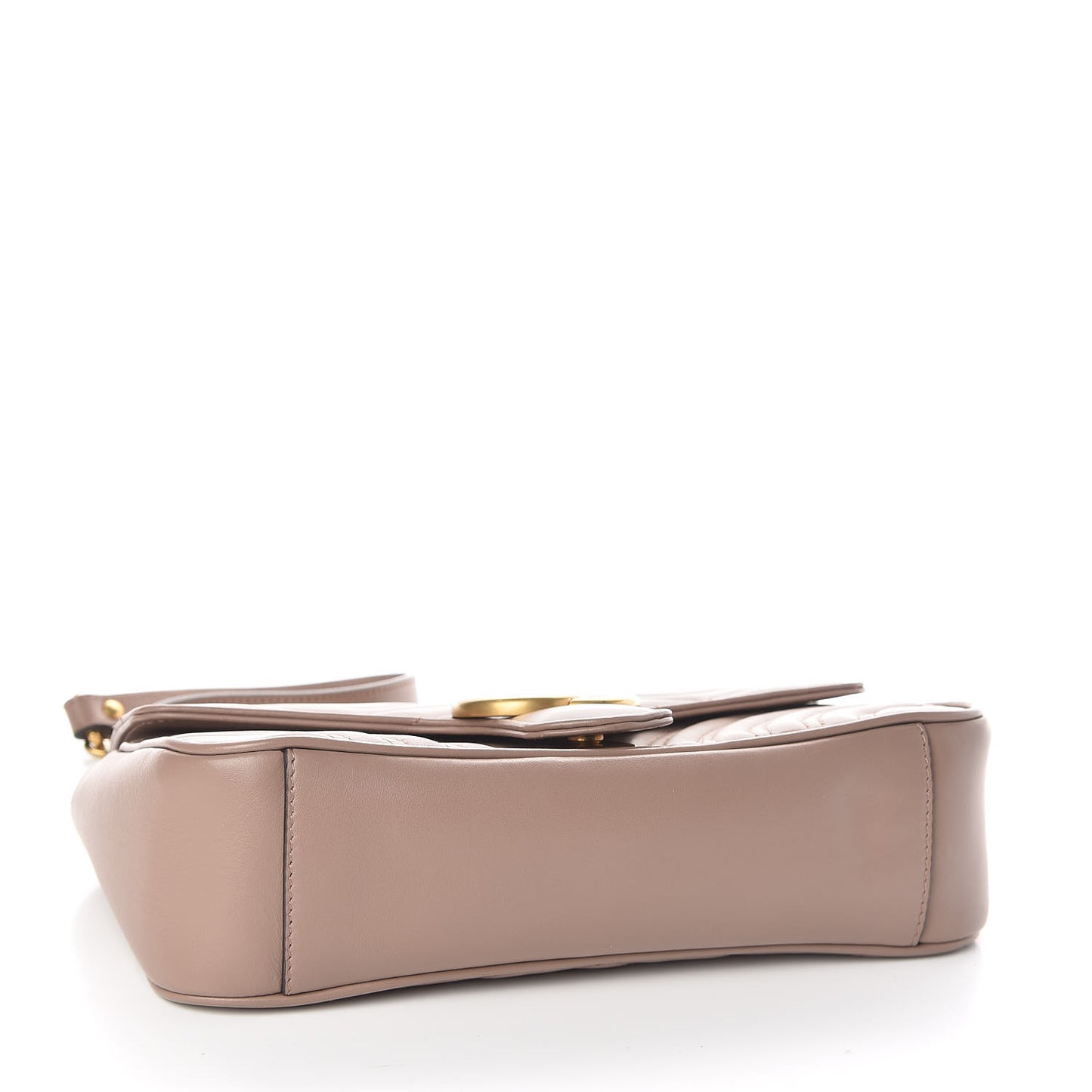 Calfskin Matelasse Small GG Marmont Shoulder Bag Porcelain Rose