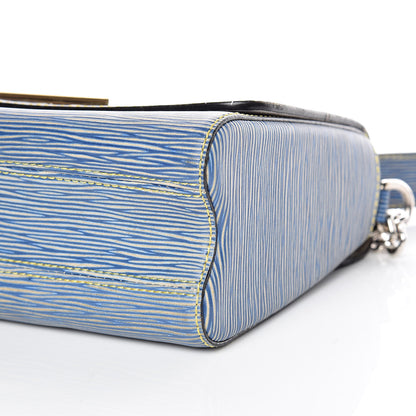 Louis Vuitton Epi Twist Shoulder Bag MM Denim Light 7 of 12