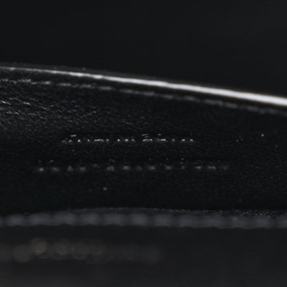 Saint Laurent Grain De Poudre Textured Mixed Matelasse Triquilt Medium Monogram Monochrome Satchel Black 7 of 10