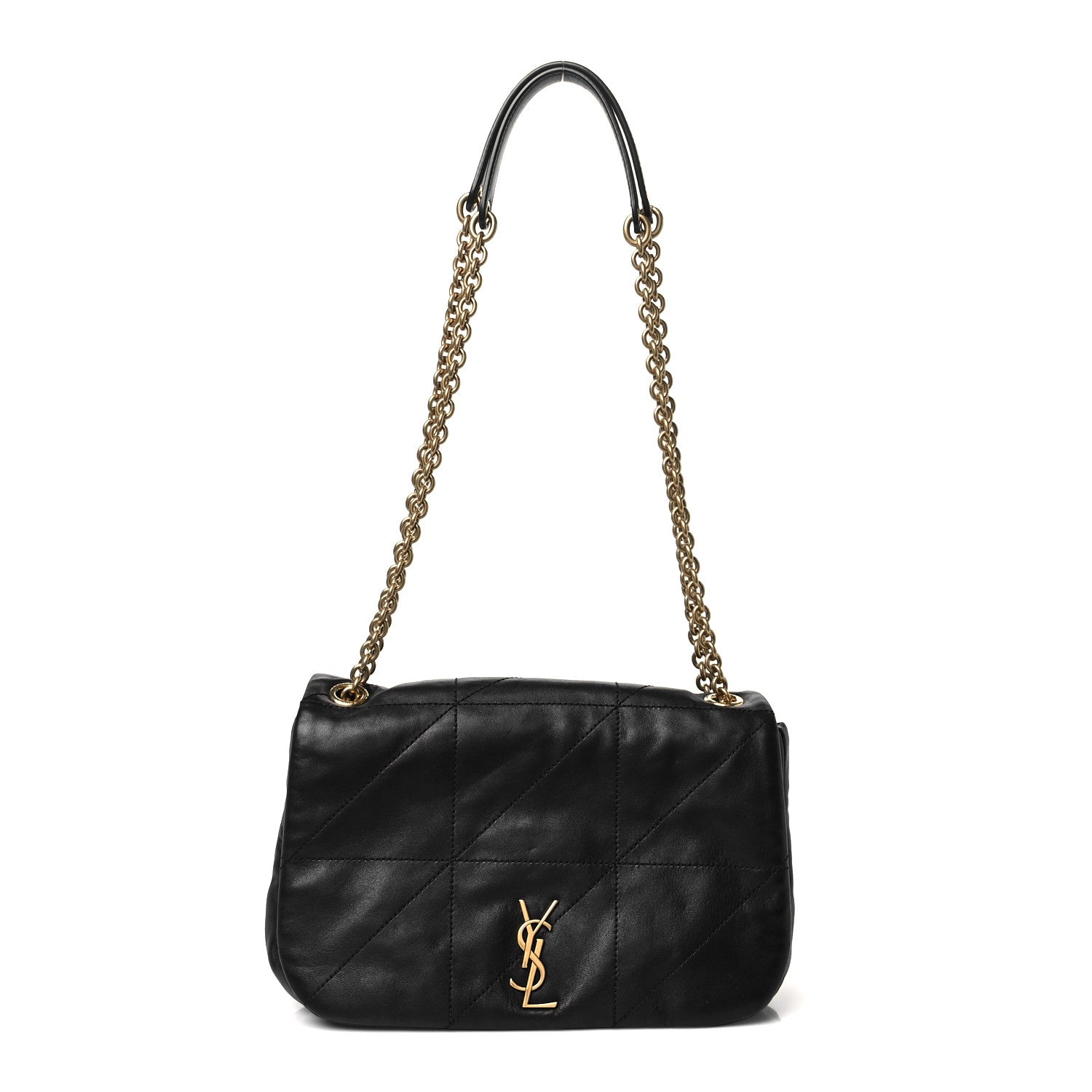 Saint Laurent Lambskin Matelasse Monogram Small Jamie 4.3 Black 1 of 11