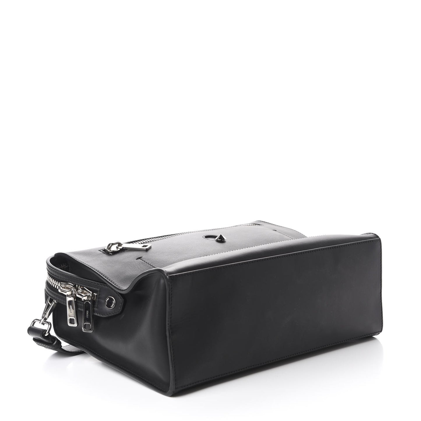 Calfskin Monster Eyes Lui Urban Briefcase Black