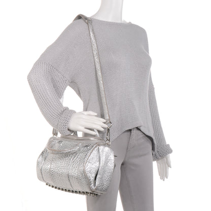 Alexander Wang Pebbled Leather Rockie Rhodium Silver Hardware 2 of 6
