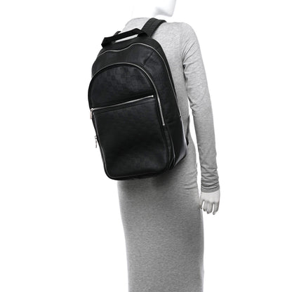 Louis Vuitton Damier Infini Michael Backpack Black 2 of 10