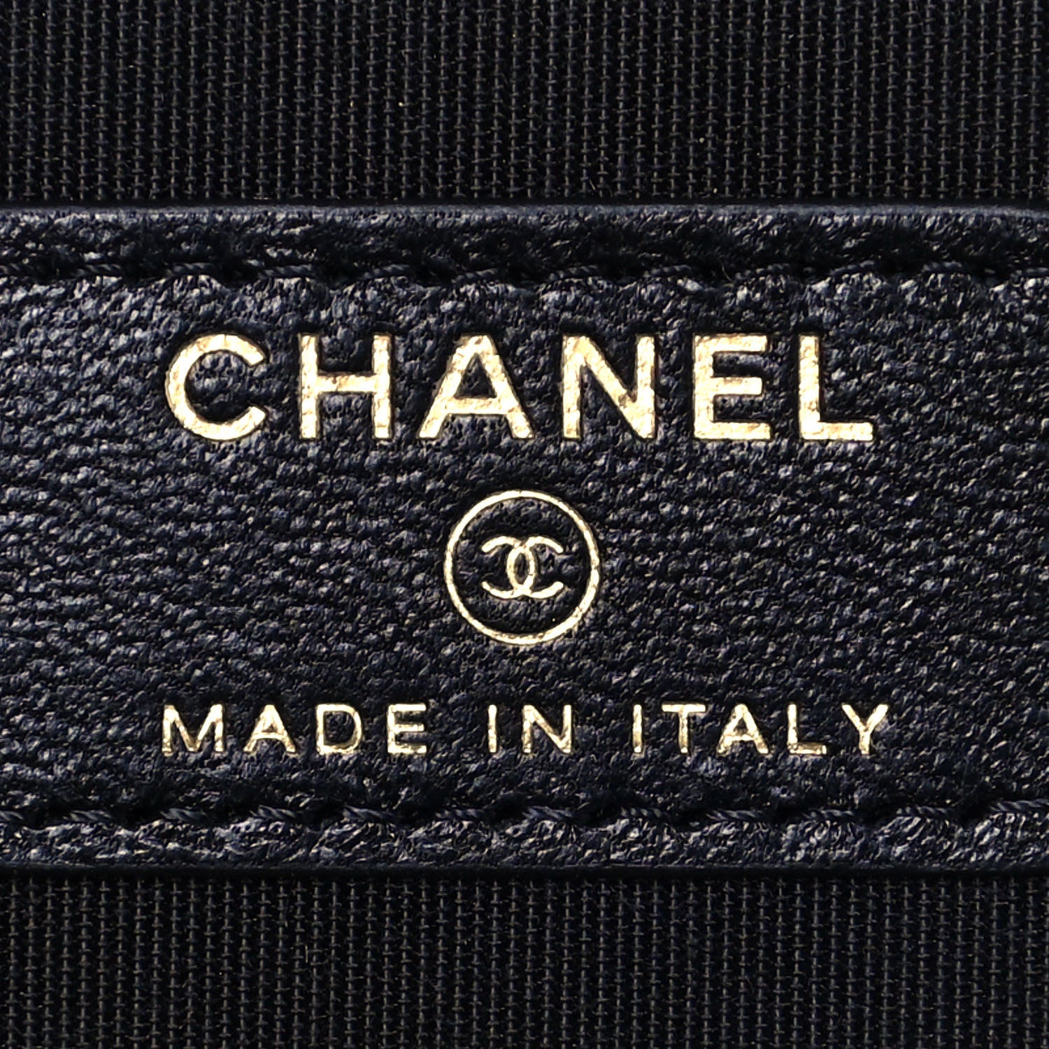Chanel Raffia Jute Striped Small Vanity Case With Chain Black Beige 6 of 13