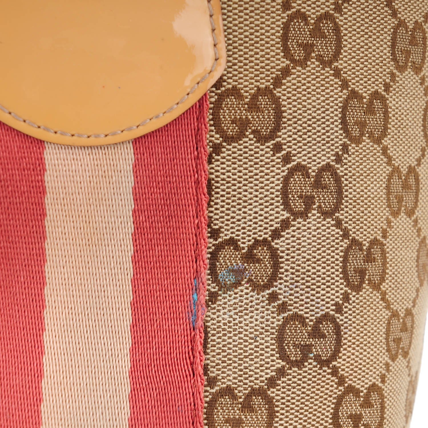 Gucci Monogram Web Medium Jolie Tote Sand 11 of 12