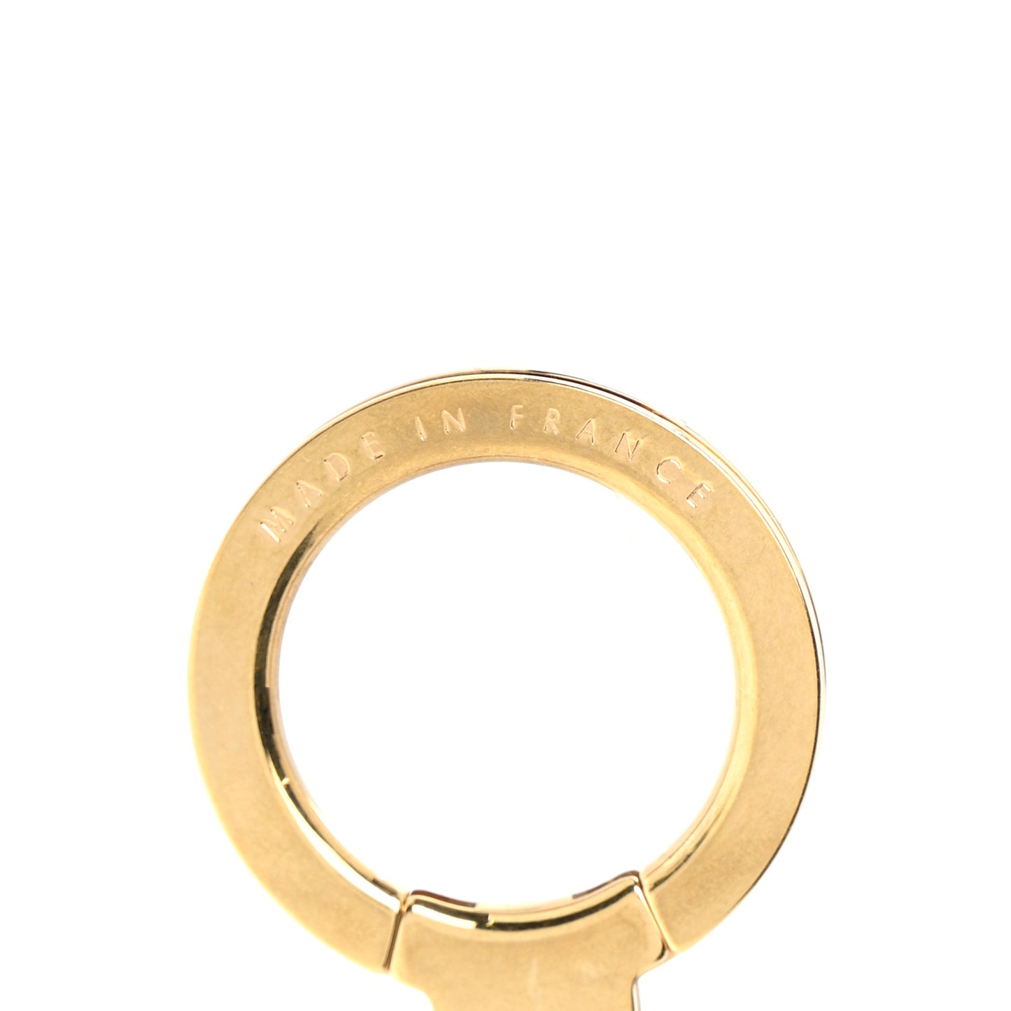 Metal Pochette Extender Key Ring Chain Gold