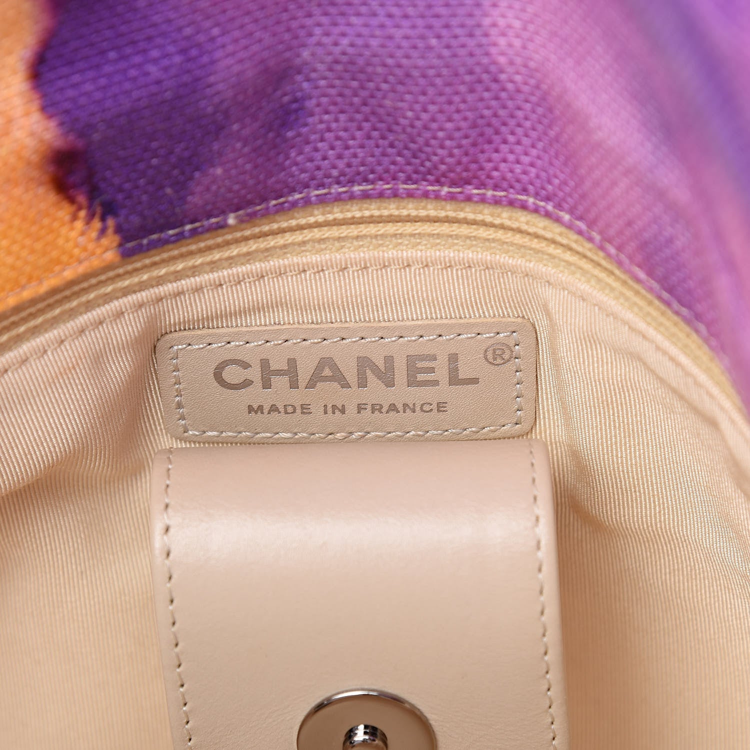 Chanel Printed Canvas Flower Power Messenger Flap 7 of 11