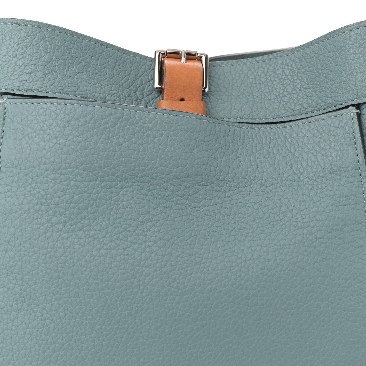 Hermes Taurillon Clemence Marwari PM Bleu Ciel 8 of 13